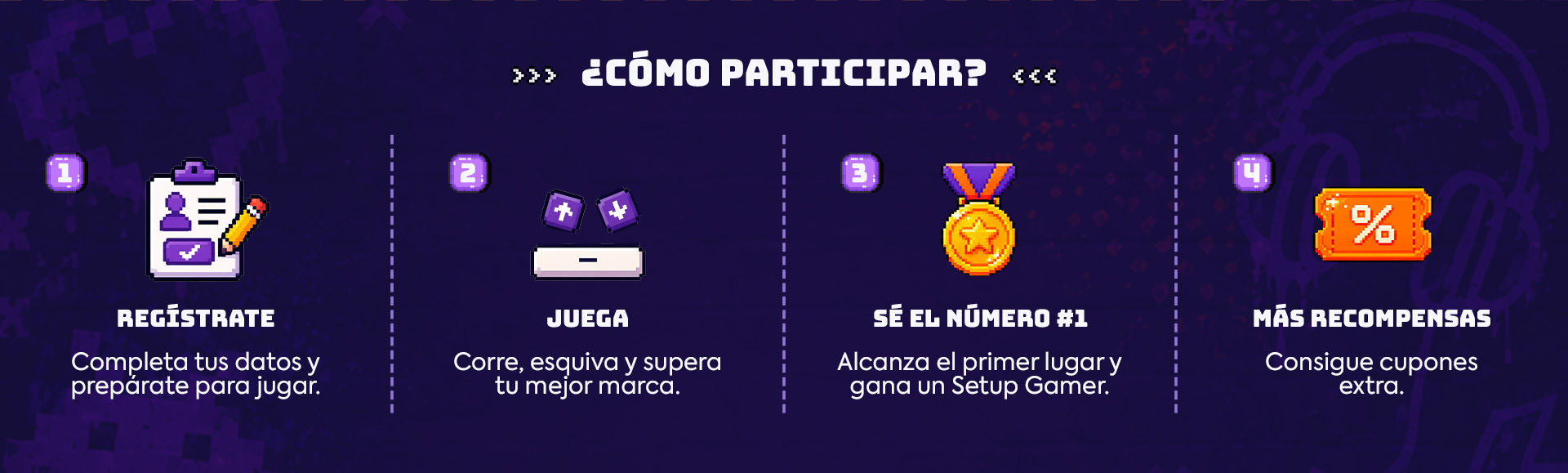 Cómo participar: regístrate, juega, sé el número 1 y gana más recompensas